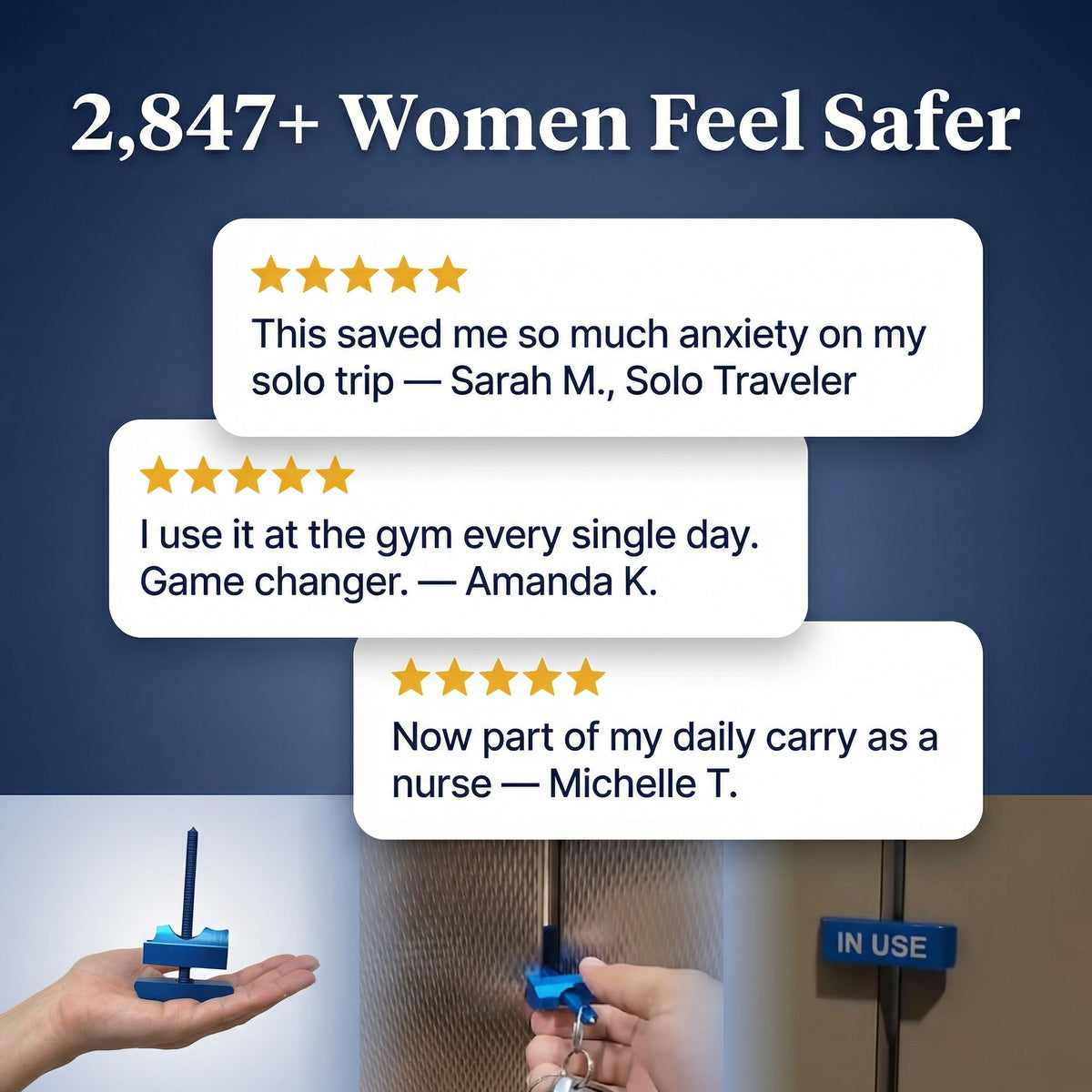 The Smart Safety Keychain Lock