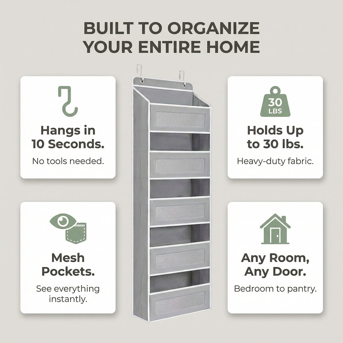 Ventra's One-Size Fits All Close Organizer