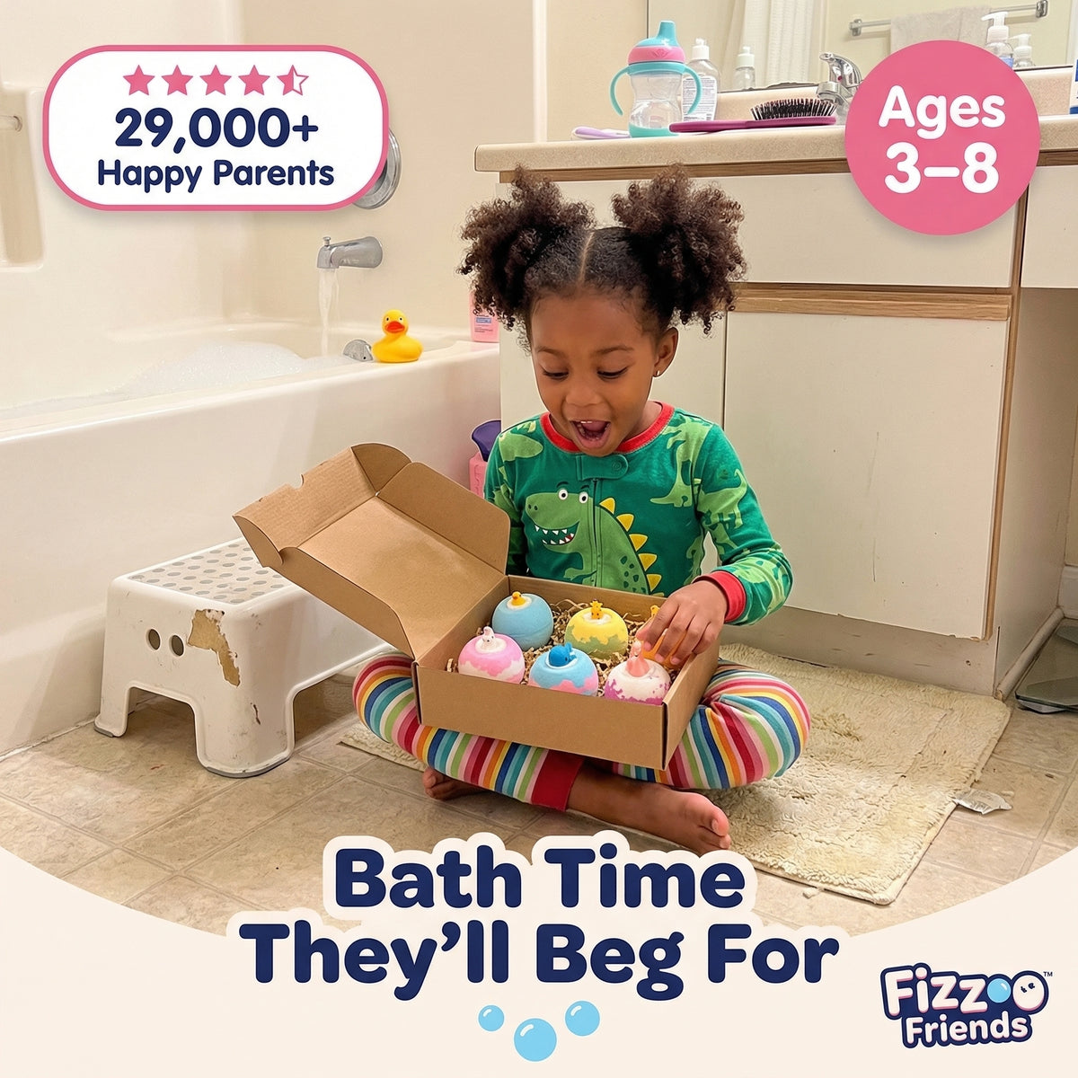 Fizzoo Friends Bath Bomb