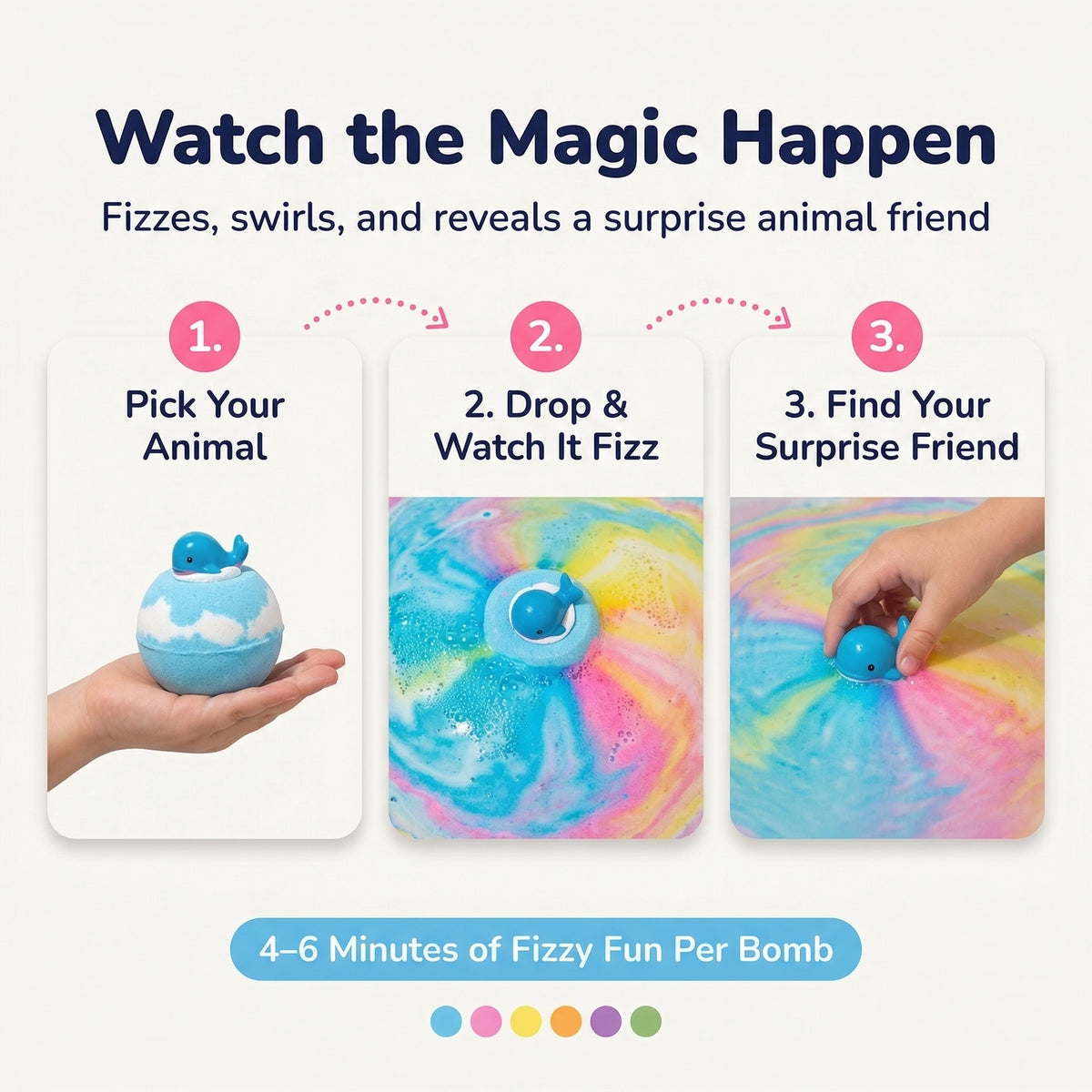 Fizzoo Friends Bath Bomb
