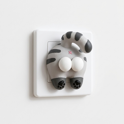 The Cat Butt Switch Plate