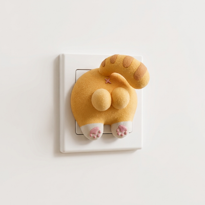 The Cat Butt Switch Plate