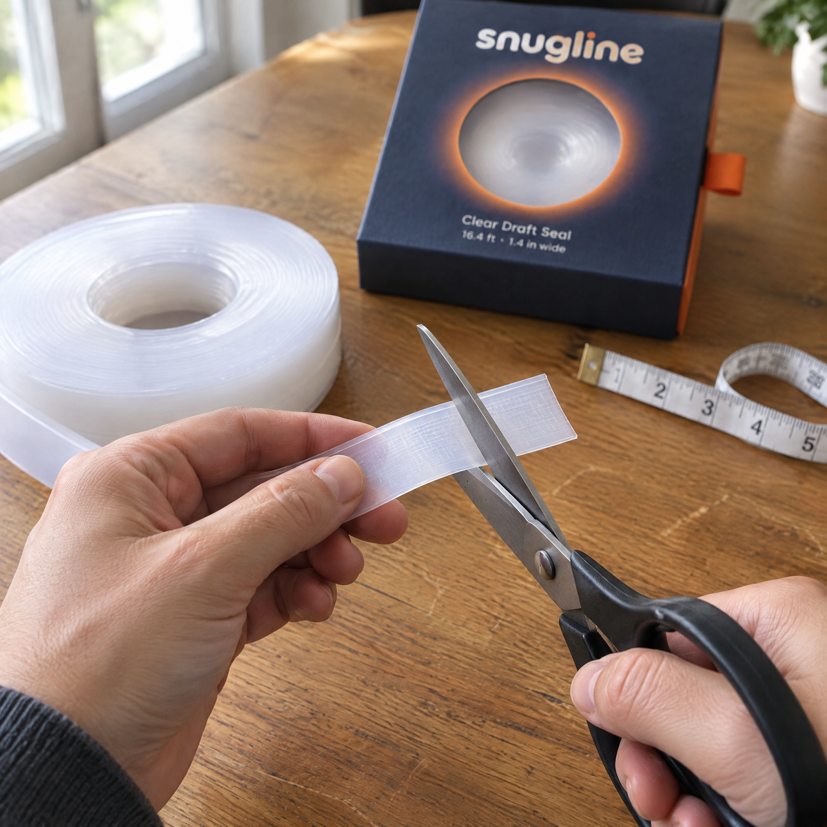 Cut to length with scissors