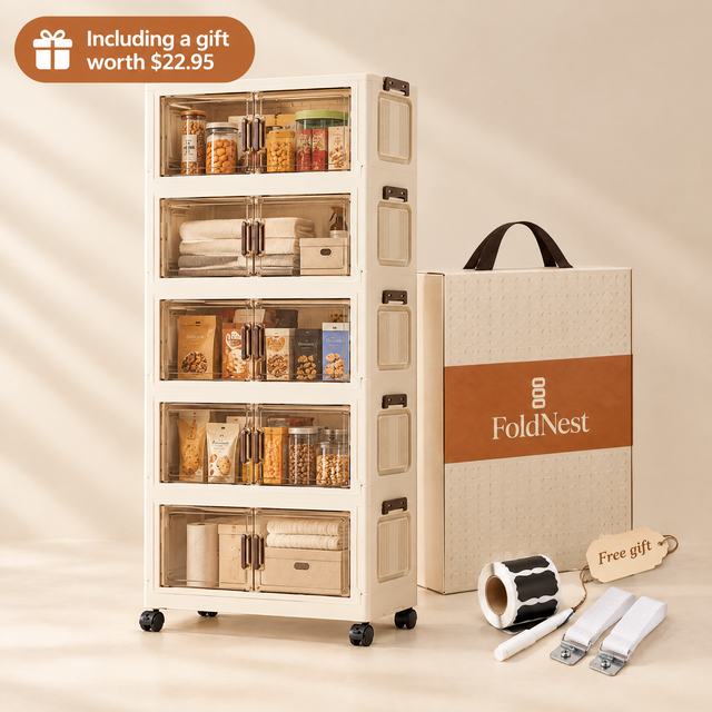 FoldNest Folding Storage Cabinet