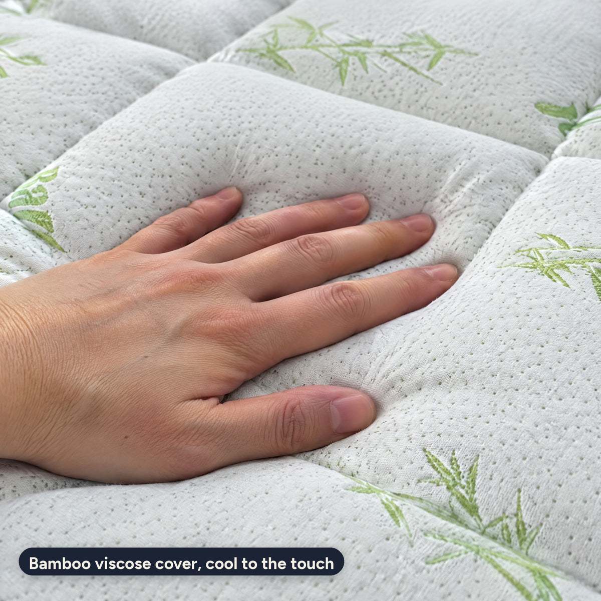 Close-up of the bamboo viscose cover