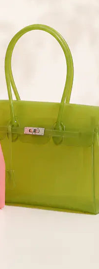 Japan Viral Jelly Birkin - Lime Green