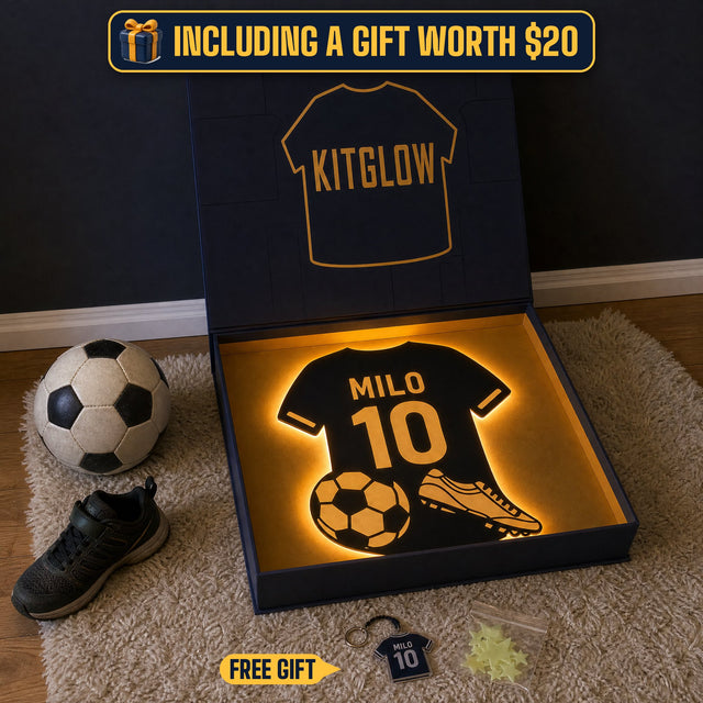Kitglow Personalized Sports Jersey LED Mirror