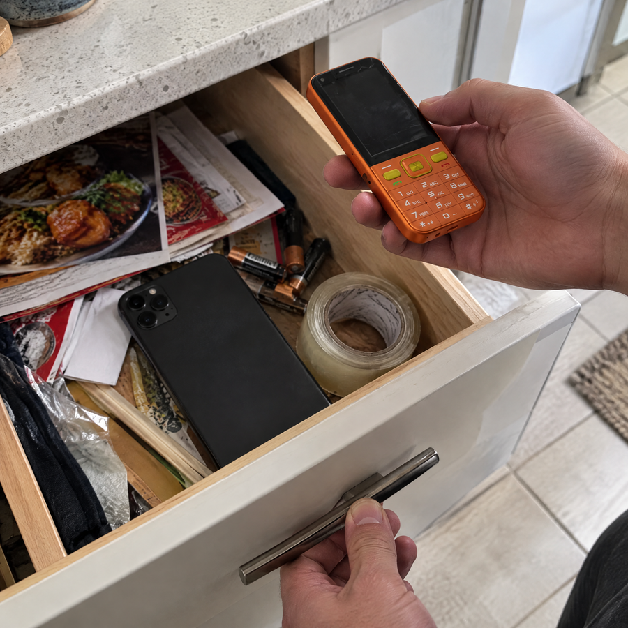 Putting the old smartphone in a drawer