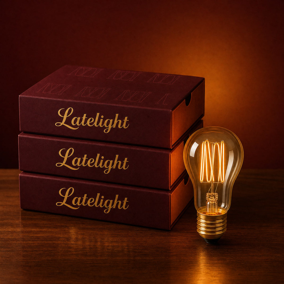 Three Latelight boxes, nine bulbs for the whole home