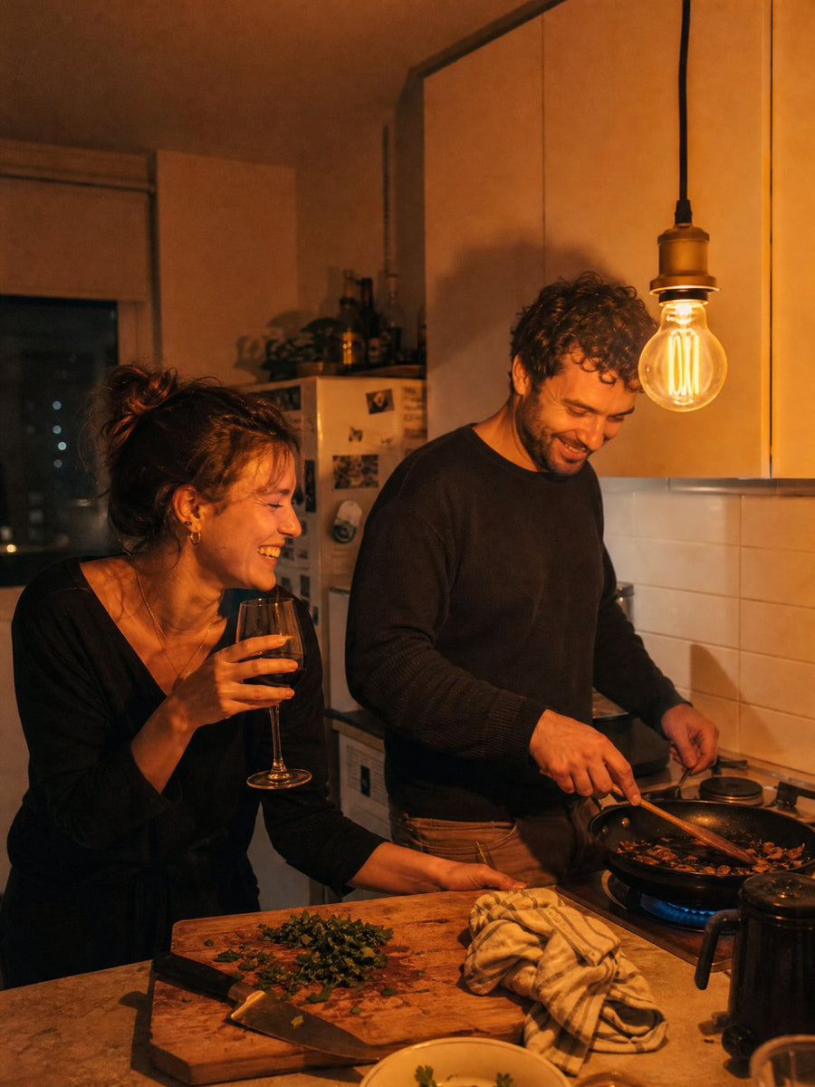 Tuesday pasta feels like a date.