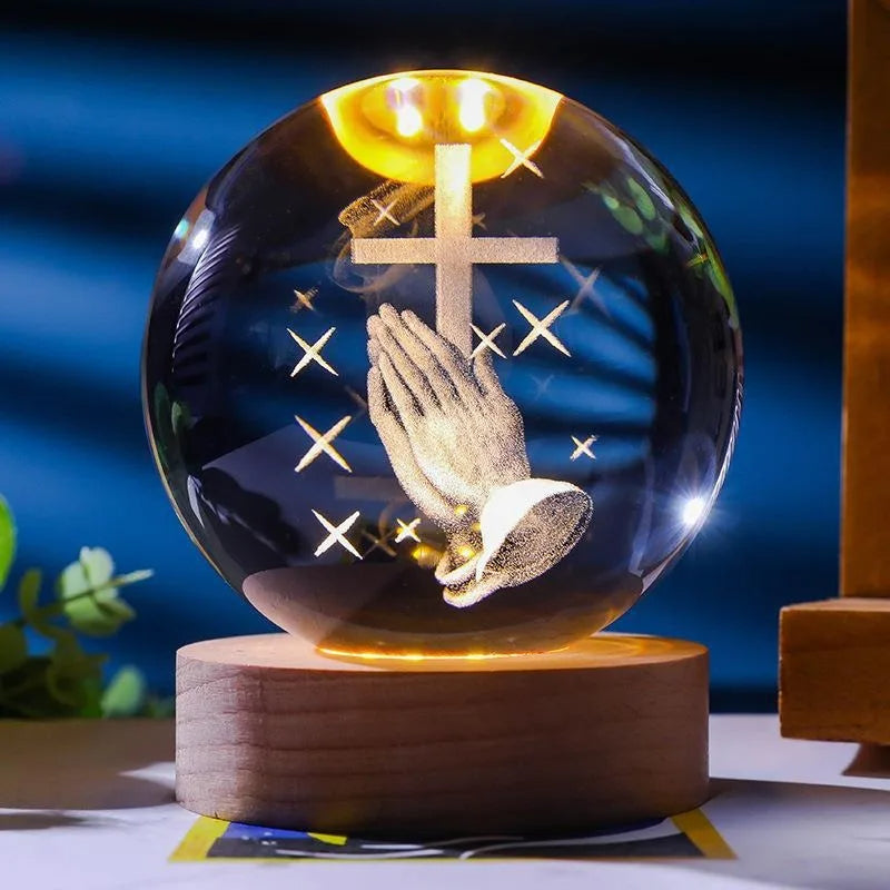 Ventra™ 3D Crystal Jesus Night Light
