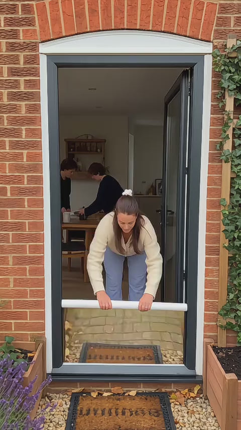 Real demo: applying one-way mirror film to a front door