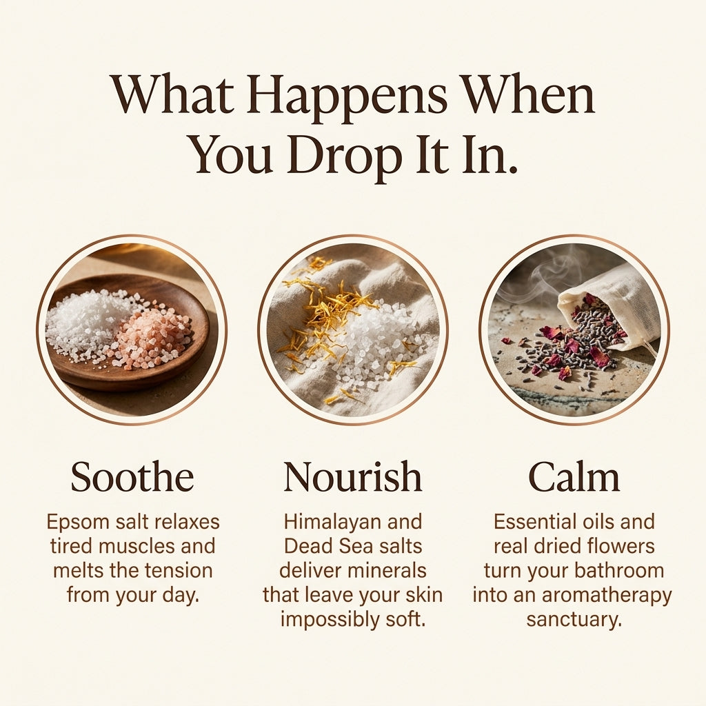 5x Bath Teas