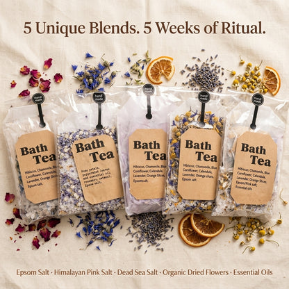 5x Bath Teas