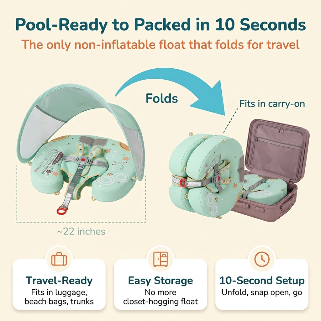 Floatsy, The Foldable Safest Baby Float
