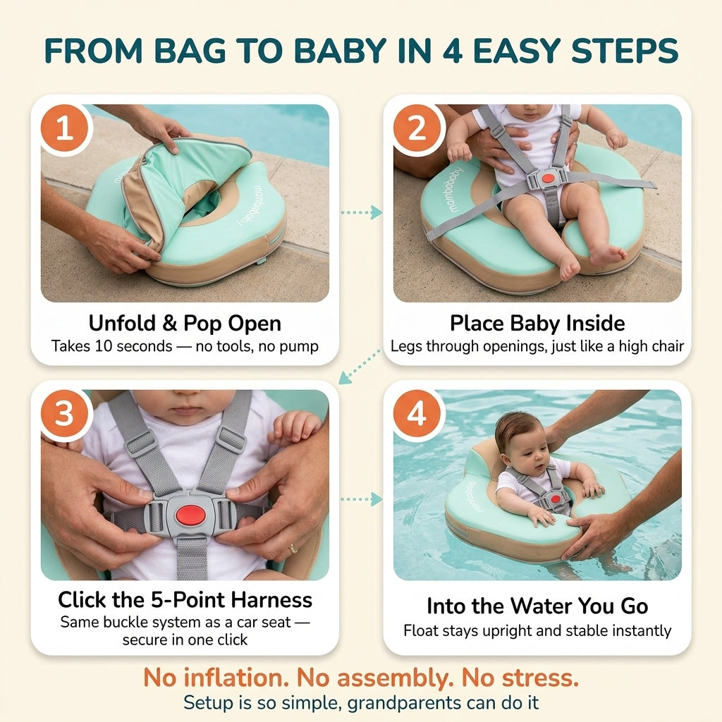 Floatsy, The Foldable Safest Baby Float