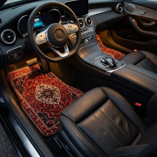 Hand-made Moroccan Vintage Car Floor Mats