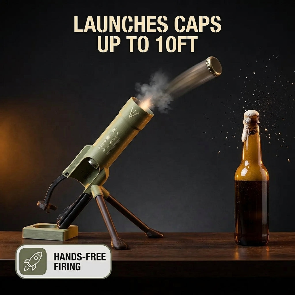 Beer Bottle Cap Launcher