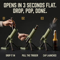 Mortar Beer Bottle Opener