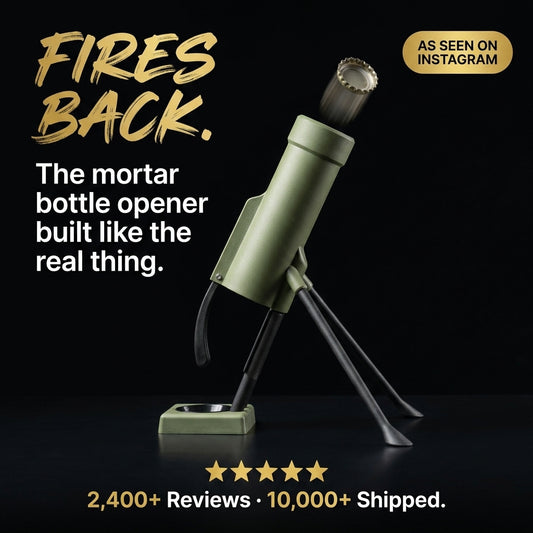 Mortar Style Beer Bottle Opener