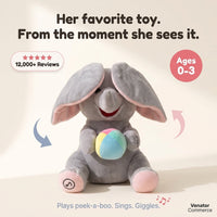 Hide-and-Seek Elephant Plush