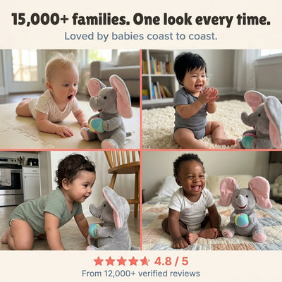 Hide-and-Seek Elephant Plush