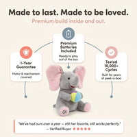 Hide-and-Seek Elephant Plush