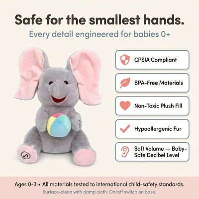 Hide-and-Seek Elephant Plush