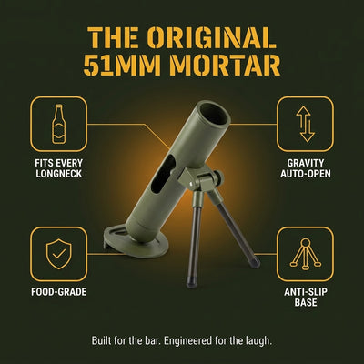 Mortar Beer Bottle Opener