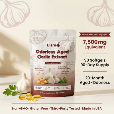 Aged Garlic Extract - 7500mg Odorless Softgels