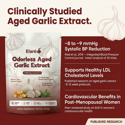 Aged Garlic Extract - 7500mg Odorless Softgels