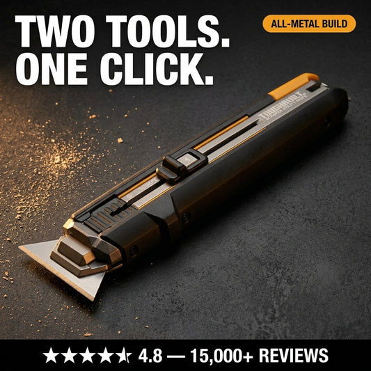 TOUGHBUILT 2-in-1 Scraper Utility Knife