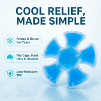 Cooling Gel Hat Pads (3-Pack)