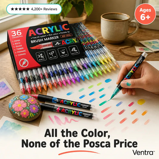 Acrylic Paint Marker Set (36 Colors)