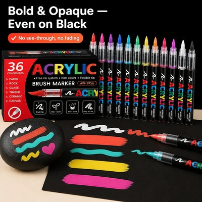 Acrylic Paint Marker Set (36 Colors)