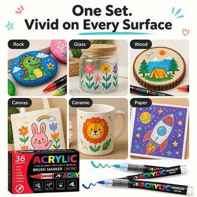 Acrylic Paint Marker Set (36 Colors)