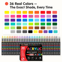 Acrylic Paint Marker Set (36 Colors)