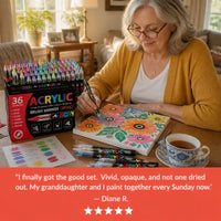 Acrylic Paint Marker Set (36 Colors)
