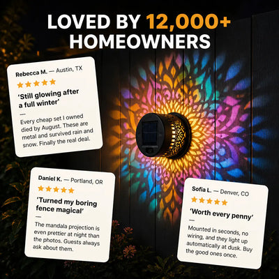 Ventra™ - Solar Mandala Projector Light