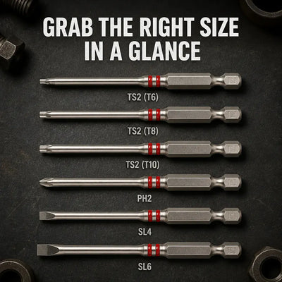 Magnetic Hex Driver Bit Set (6-Piece)