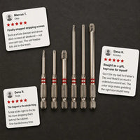 Magnetic Hex Driver Bit Set (6-Piece)