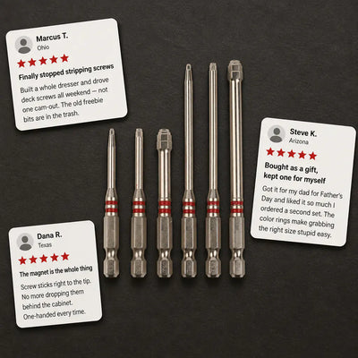 Magnetic Hex Driver Bit Set (6-Piece)