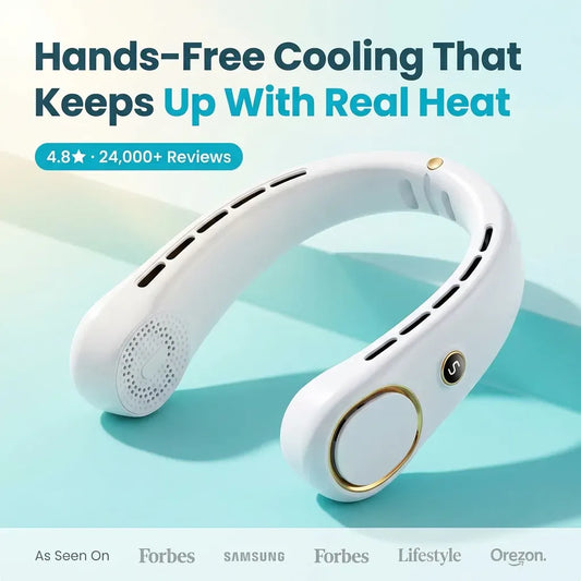 360° Bladeless Cooling Neck Fan