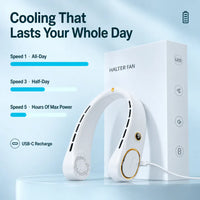 360° Bladeless Cooling Neck Fan
