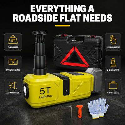 5-Ton Cordless Electric Car Jack