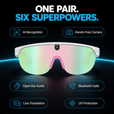 SnapShades Pro - AI Camera Sunglasses