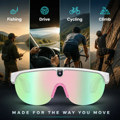 SnapShades Pro - AI Camera Sunglasses