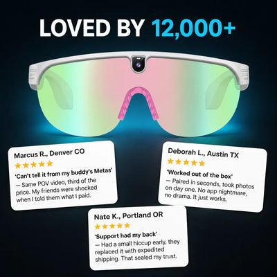 SnapShades Pro - AI Camera Sunglasses