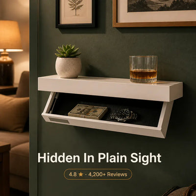 VaultShelf - Hidden Compartment Floating Shelf