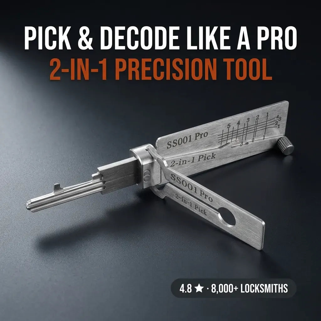 LockCraft 2-in-1 - Precision Lock Pick Set LIMITED EDITION